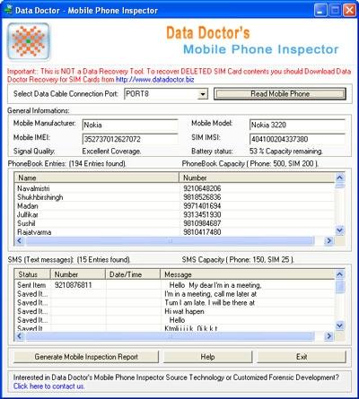 Download Cell Phone Inspector Program