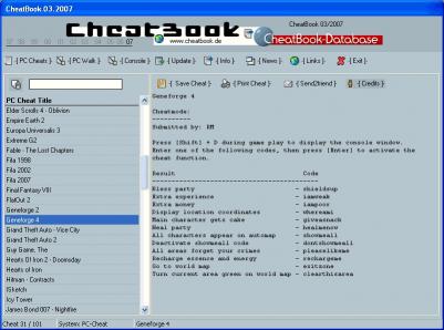 Download CheatBook Issue 03/2007