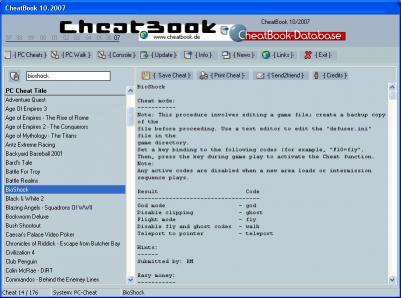 Download CheatBook Issue 10/2007