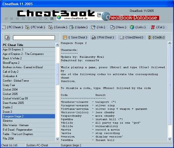 Download CheatBook Issue 11/2005