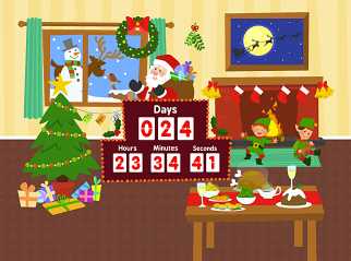 Christmas Countdown Screensaver
