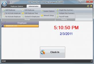 Download CKZ Time Clock Free Edition