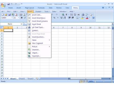 Download Classic Menu for Excel 2007