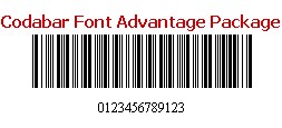 Download Codabar Font Advantage Package