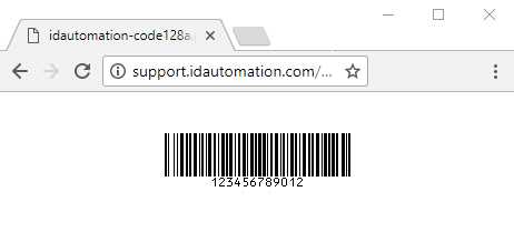 Code-128 & GS1-128 PHP Barcode Script
