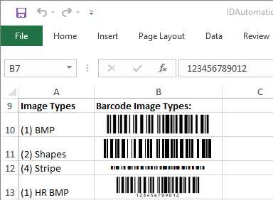 barcode font for excel