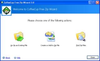 Download CoffeeCup Free Zip Wizard