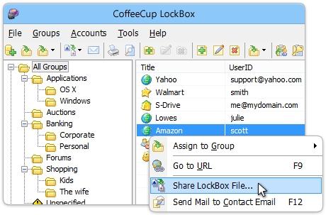 Download CoffeeCup LockBox