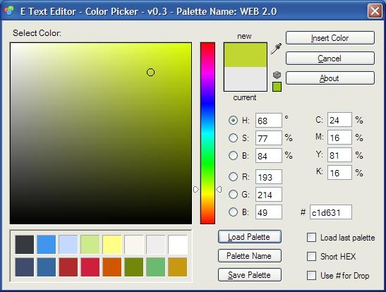 color picker online paste image