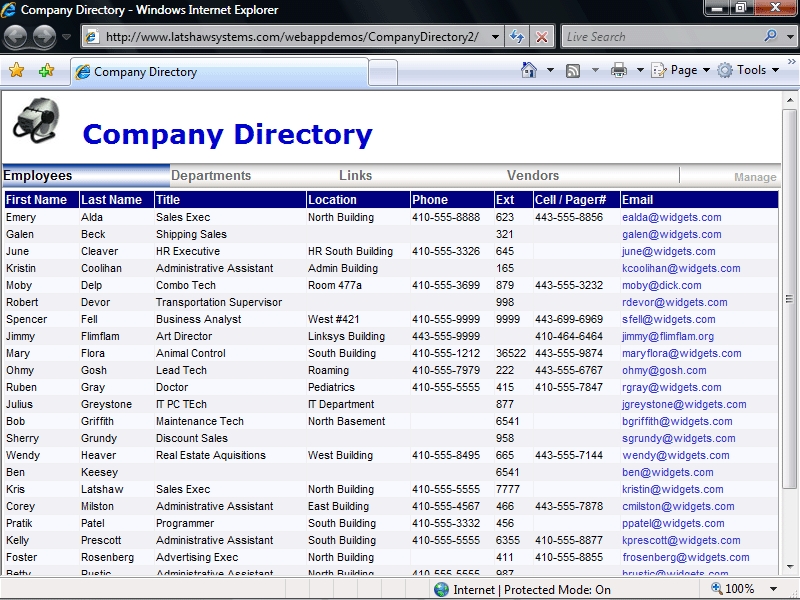 Company Directory Standaloneinstaller