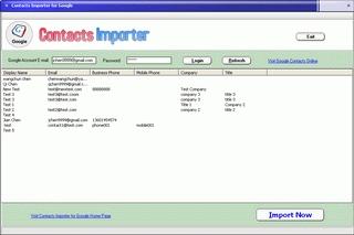 Download Contacts Importer for Google