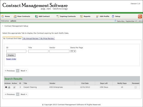 Download Contract Management Software .net