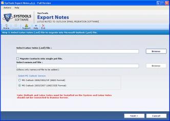 Download Convert Lotus Notes Mail to Outlook