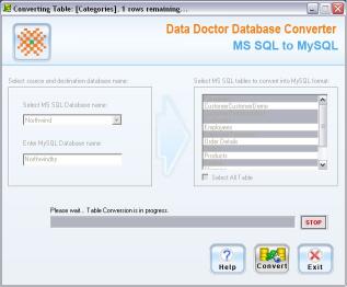 Download Convert MS SQL Database to MySQL