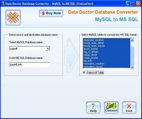 Download Convert MySQL to MS SQL Database
