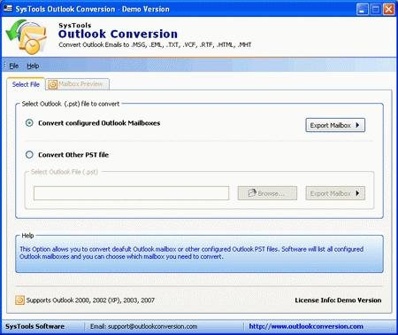 Download Convert Outlook Email