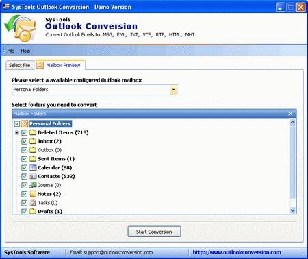 Download Convert Outlook PST