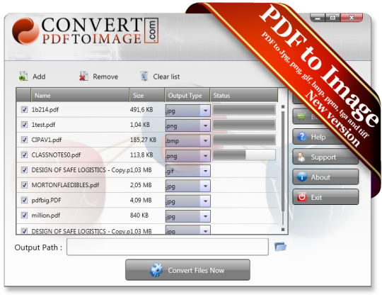 Convert PDF To Image Desktop Software - standaloneinstaller.com