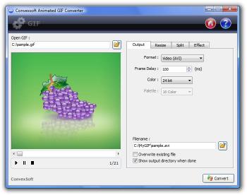 Download ConvexSoft Animated GIF Converter