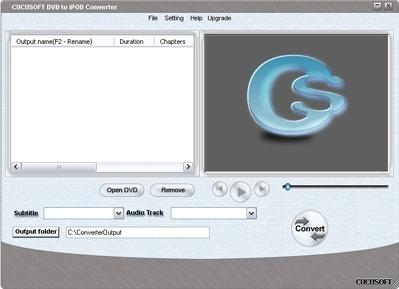 Download Cucusoft DVD to iPod Converter Build 08
