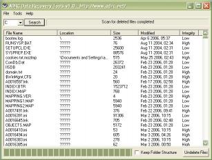 Download Data Recovery using ADRC Software