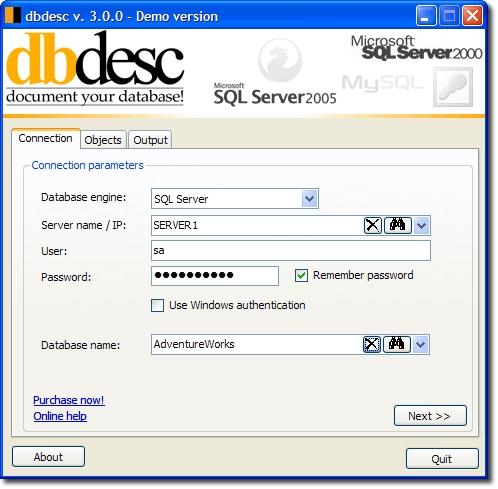Download dbdesc