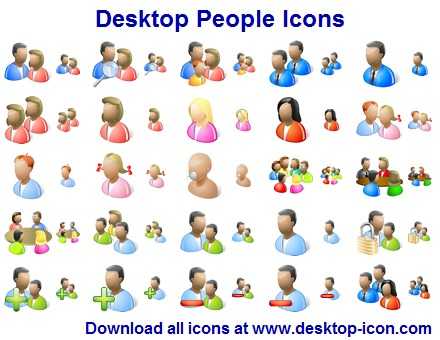 Desktop People Icons
