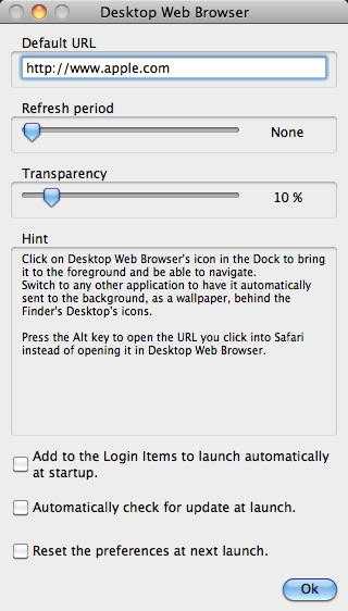 Desktop Web Browser for Mac