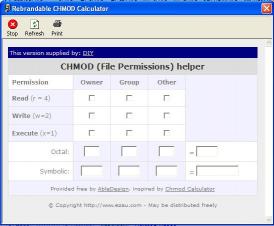 Download DIY CHMod Calculator