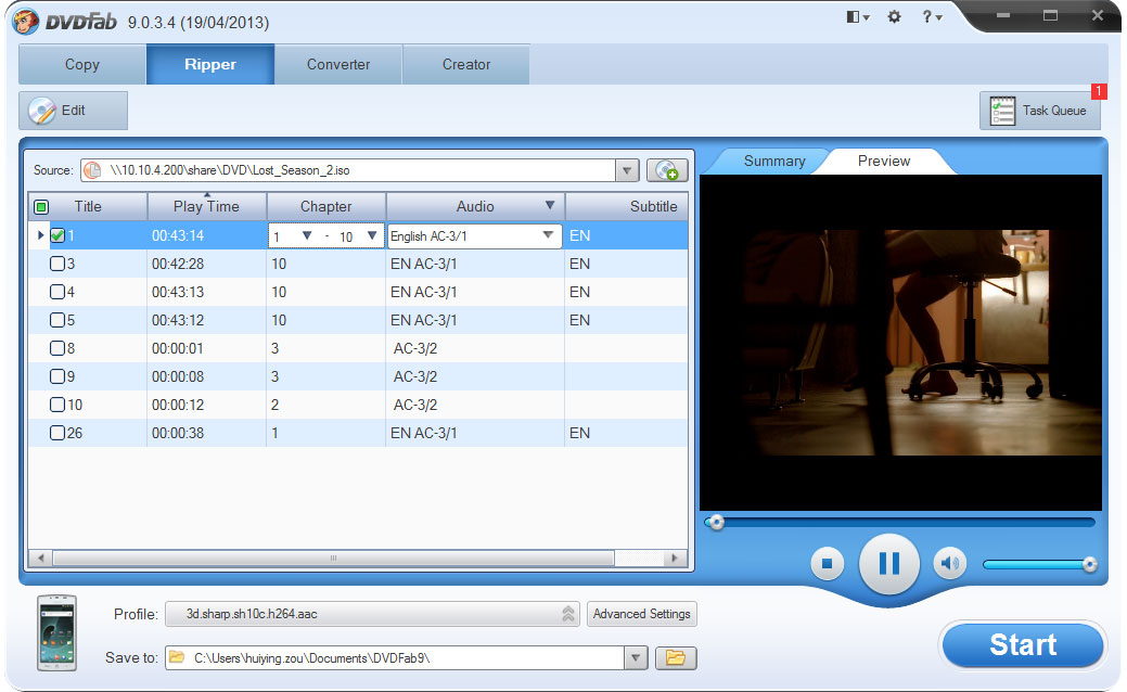 konig 2d to 3d video converter screenshots