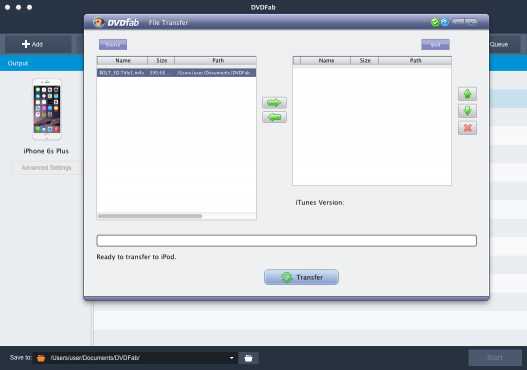 DVDFab File Transfer for Mac