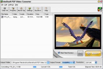Download dvdXsoft PSP Video Converter