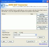 Download DWG to DXF Converter -