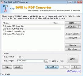 Download DWG to PDF Converter 2007.1