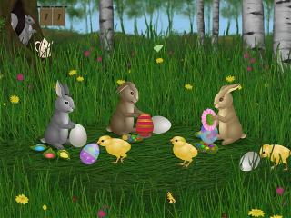 Download Easter Bunnies Screensaver