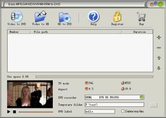 Download Easy MPEG/AVI/DIVX/WMV/RM to DVD