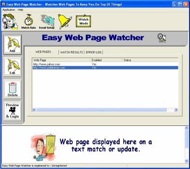 Download Easy Web Page Watcher