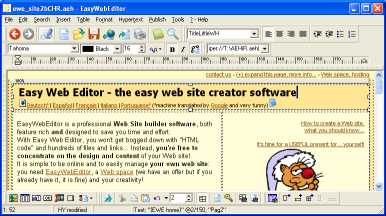 Download EasyWebEditor Espa�ol creaci�n sitio Web