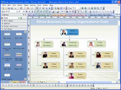Download Edraw Organizational Chart
