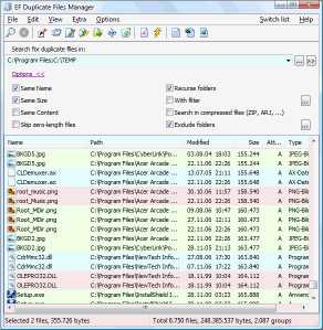 Download EF Duplicate Files Manager