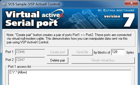 virtual serial port driver delete