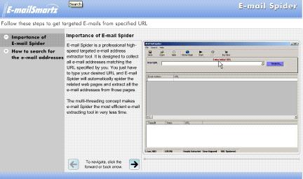 Download Emailsmartz Email Spider