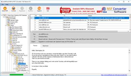 eSoftTools NSF to PST Converter