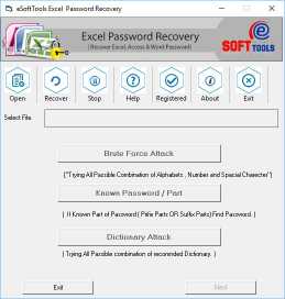 Excel 2013 Password Recovery Tool