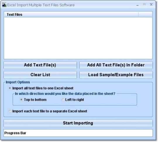 How To Import Multiple Text Files Into One Excel Spreadsheet Vba