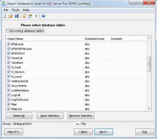 Download Export Database to Excel for SQL server