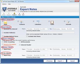 Download Export Notes Software