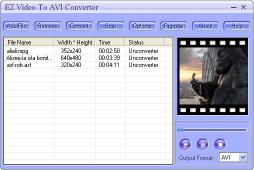 Download EZ Video To AVI Converter