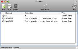 FastFox Typing Expander for Mac