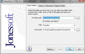 Download Favourites to HTML Pro